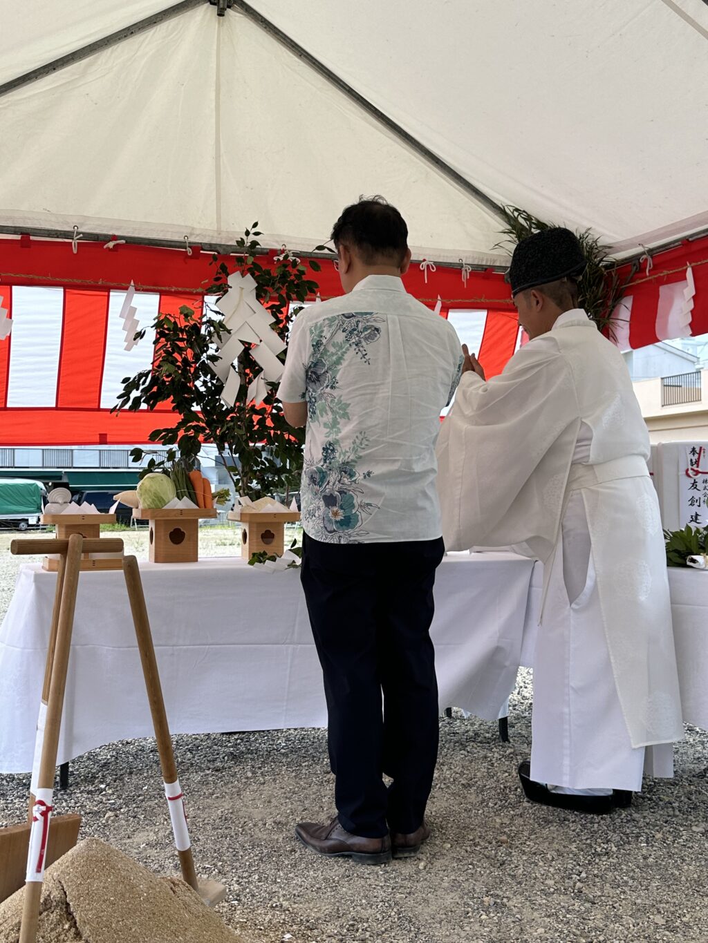 地鎮祭 店舗開発（写真1）